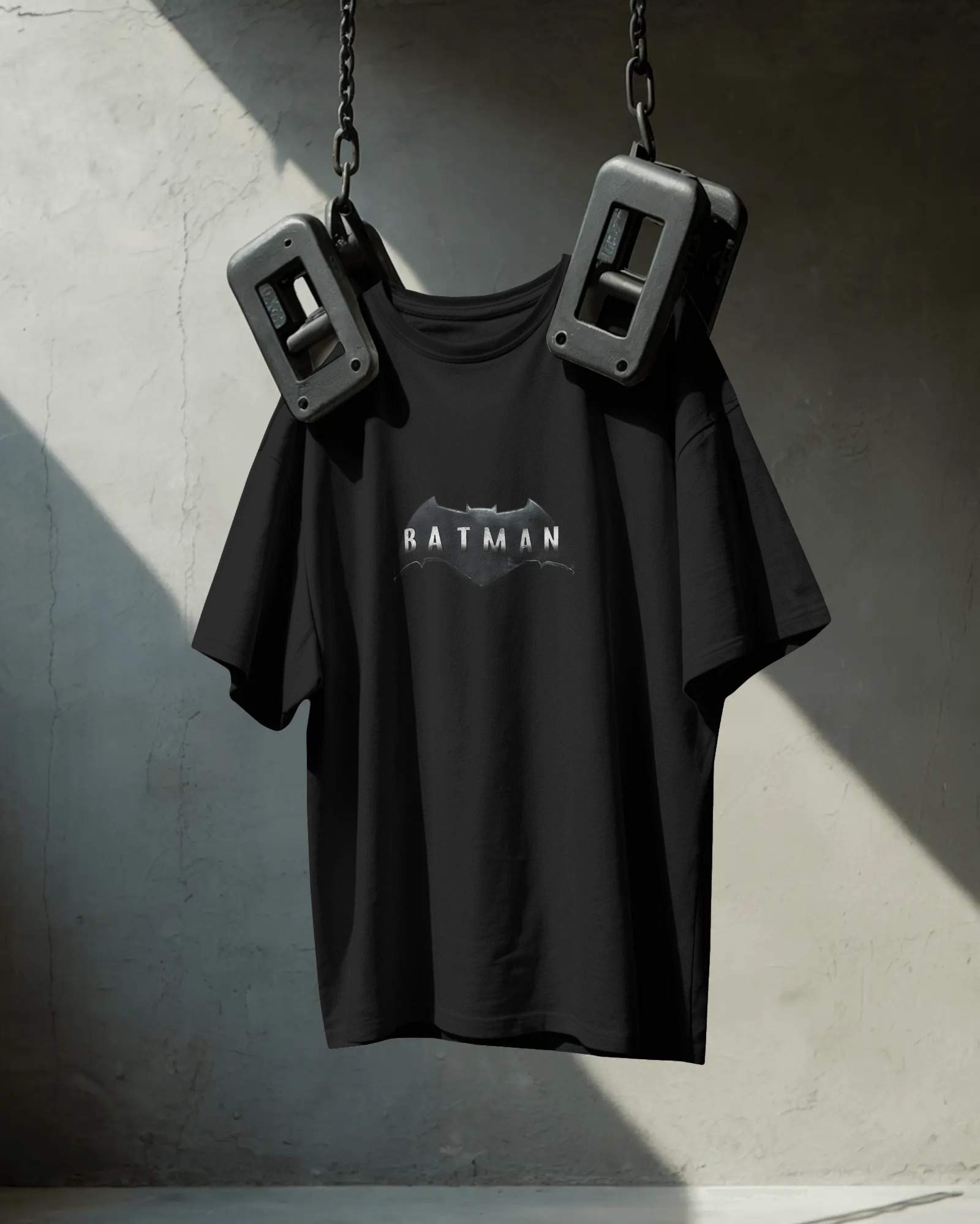 The Dark Knight Drip Oversized Unisex Black Tshirts