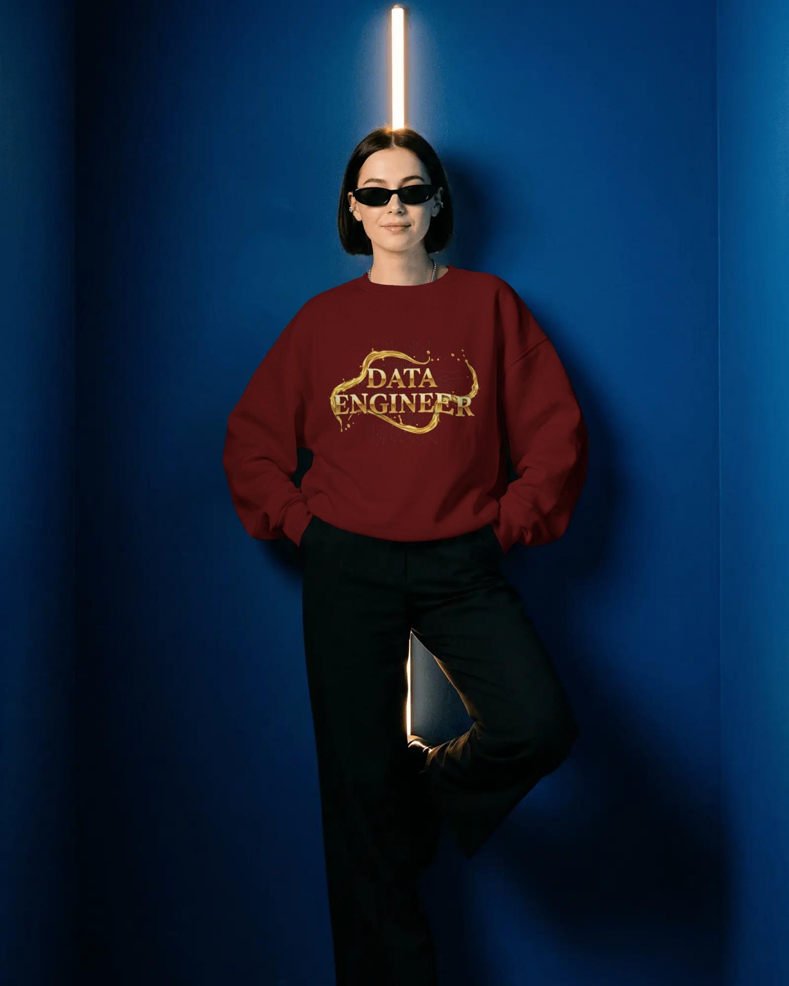 Modern Data Engineer Unisex Sweatshirts - Image 2