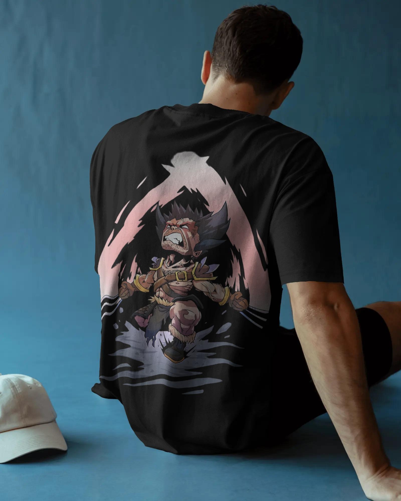 The "snikt!" Series: Wolverine Berserker Edition Oversized Unisex Tshirts - Image 2