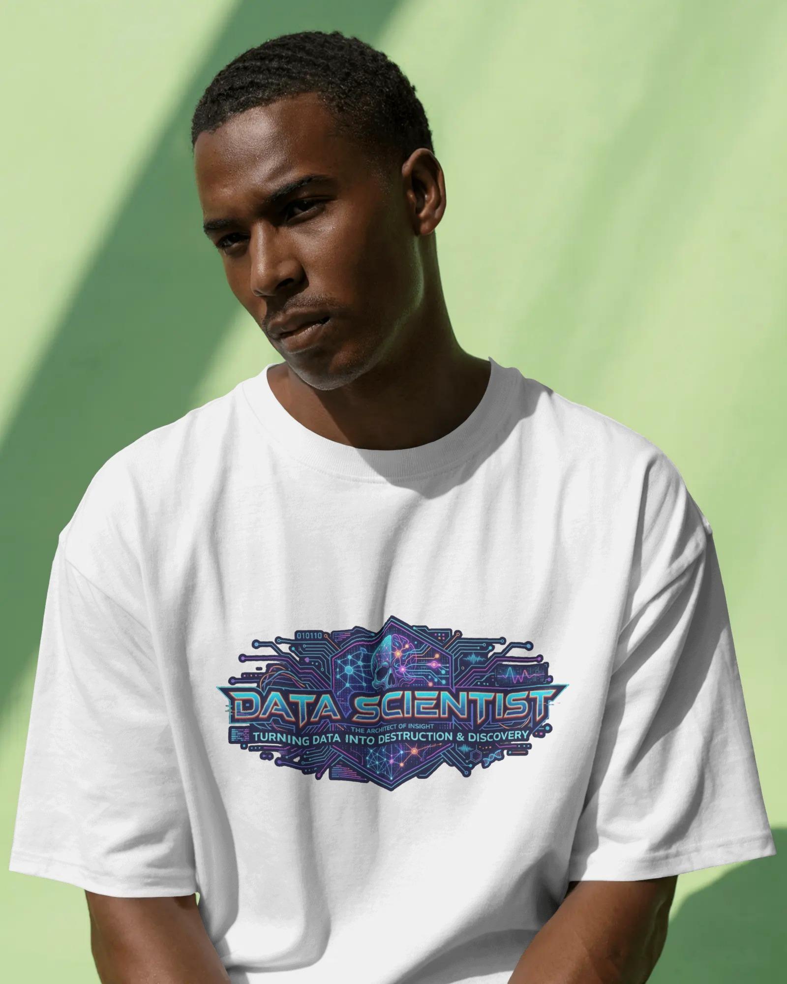 Data Scientist Elevated Oversized Unisex Tshirts - Image 4