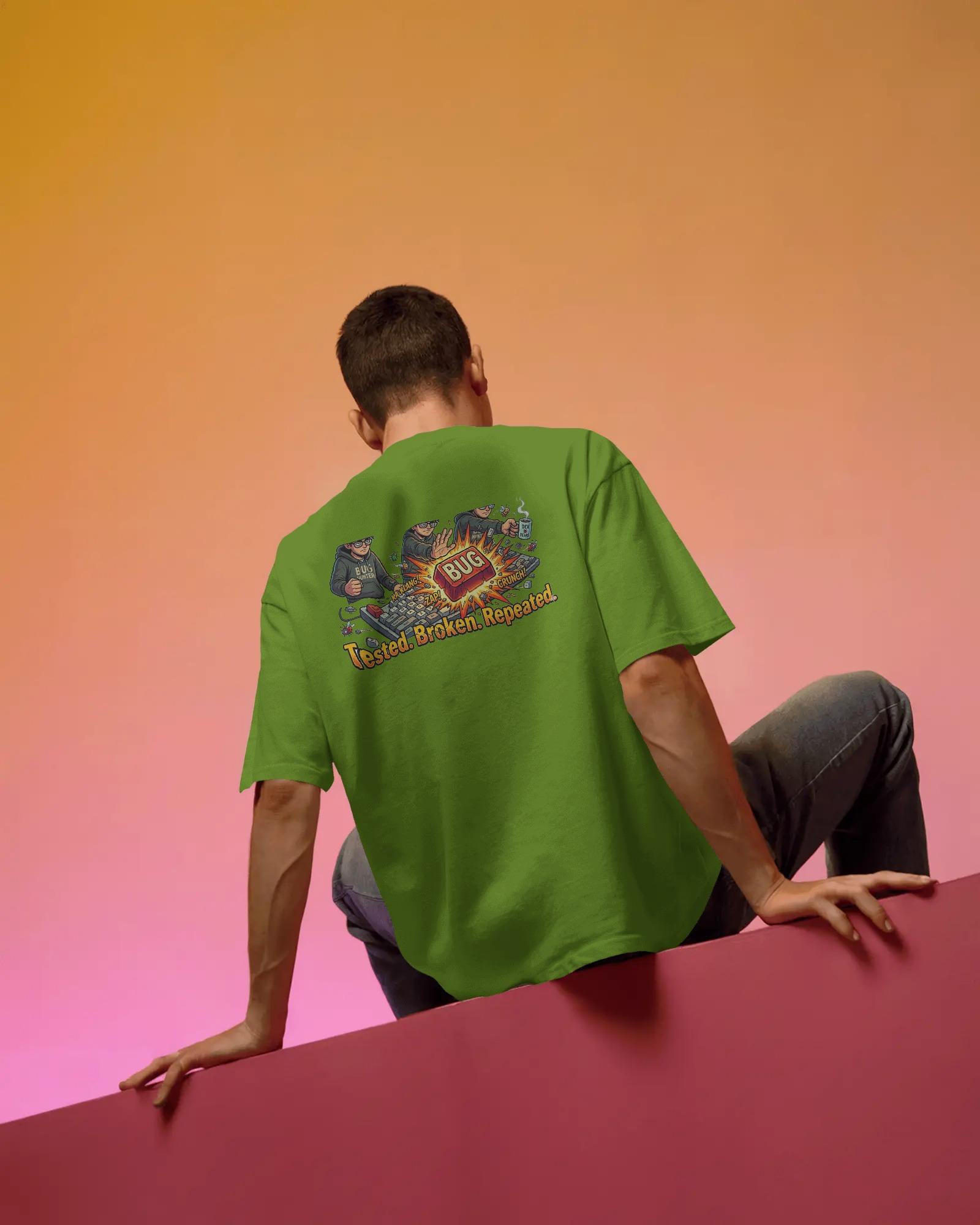 Oversize Bug Hunter Unisex Tshirts - Image 4