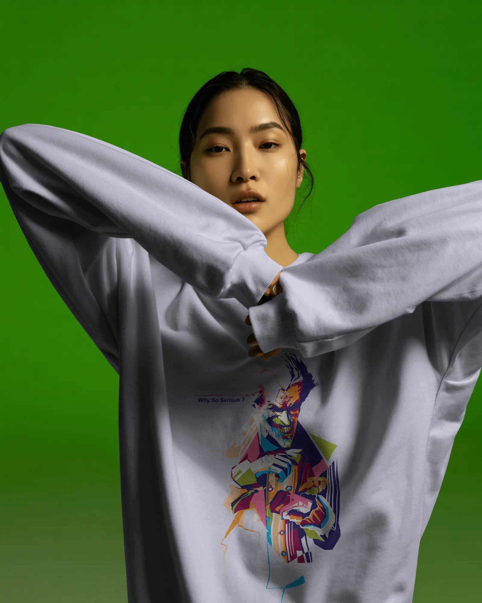 The "why So Serious?" Edition Unisex Sweatshirts - Image 2