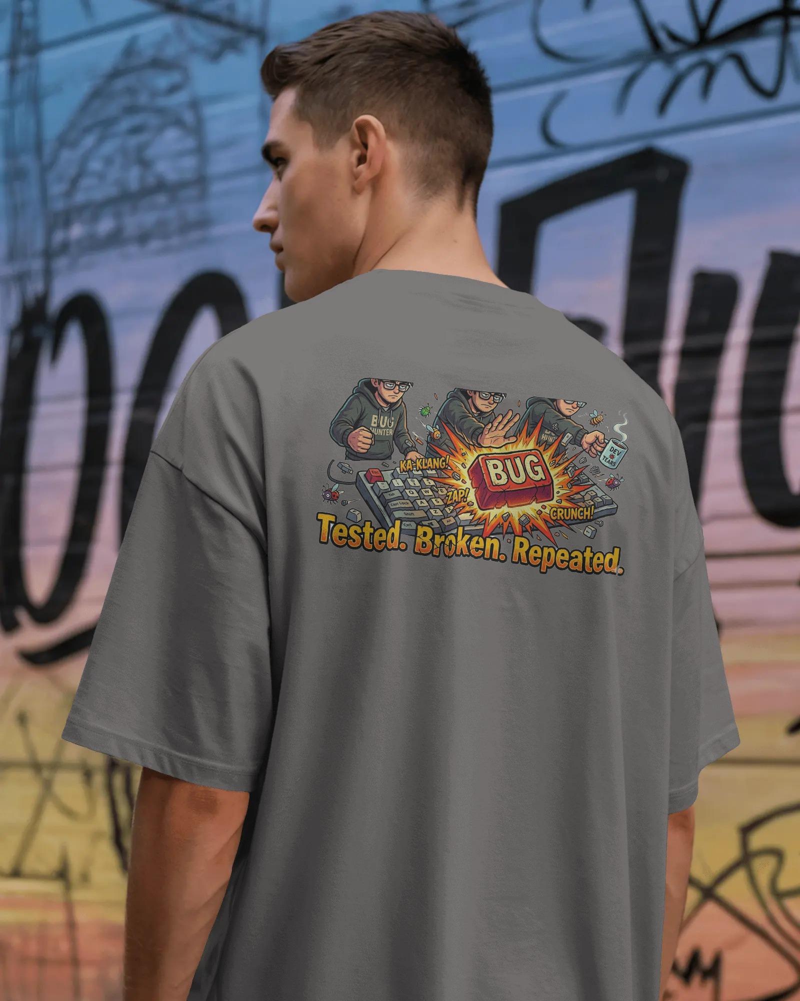 Oversize Bug Hunter Unisex Tshirts - Image 2