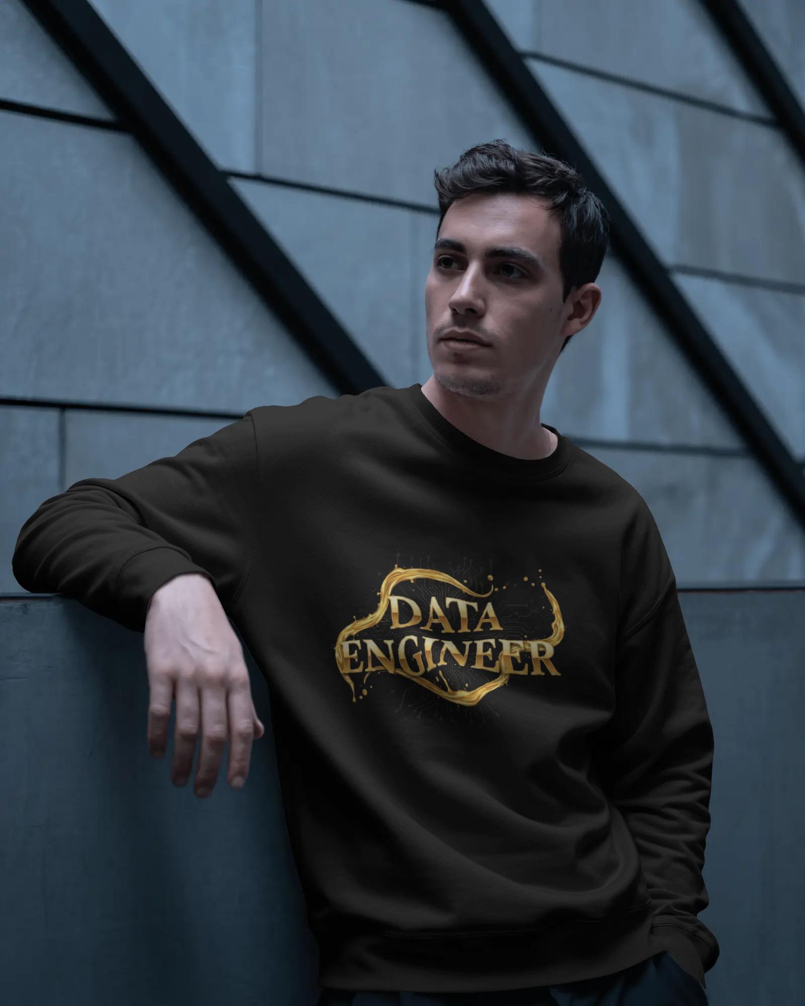 Modern Data Engineer Unisex Sweatshirts - Image 3