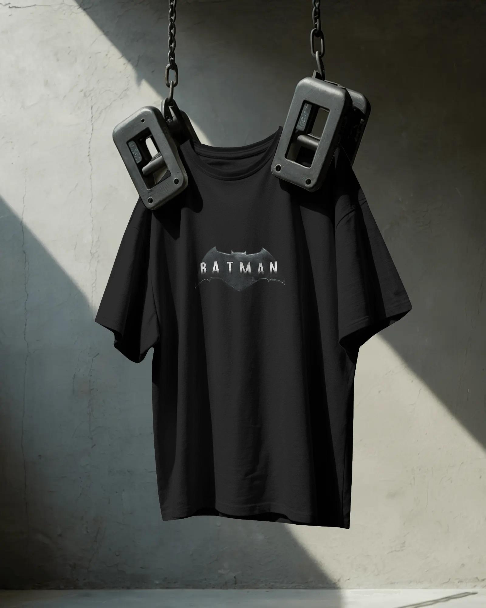 The Dark Knight Drip Oversized Unisex Black Tshirts