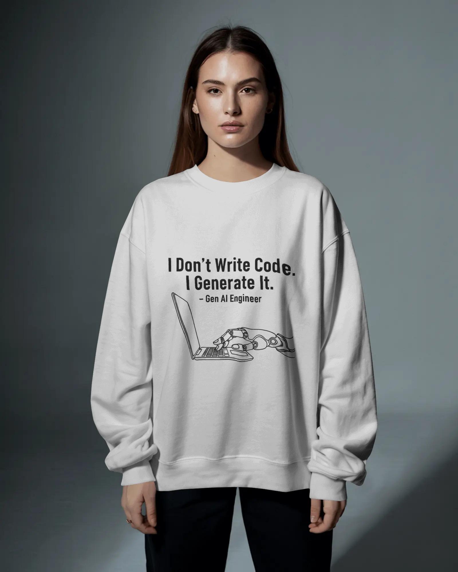 Generate.exe Unisex Sweatshirts - Image 3