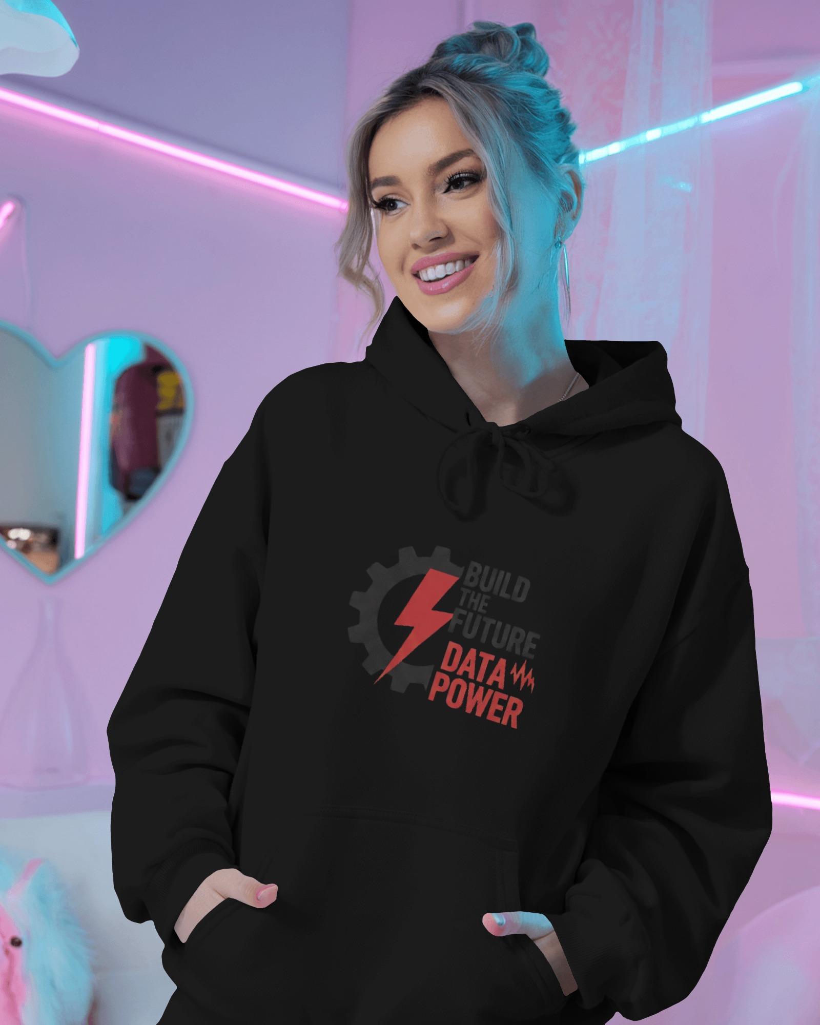 Data Engineer Blueprint Unisex Black Hoodies