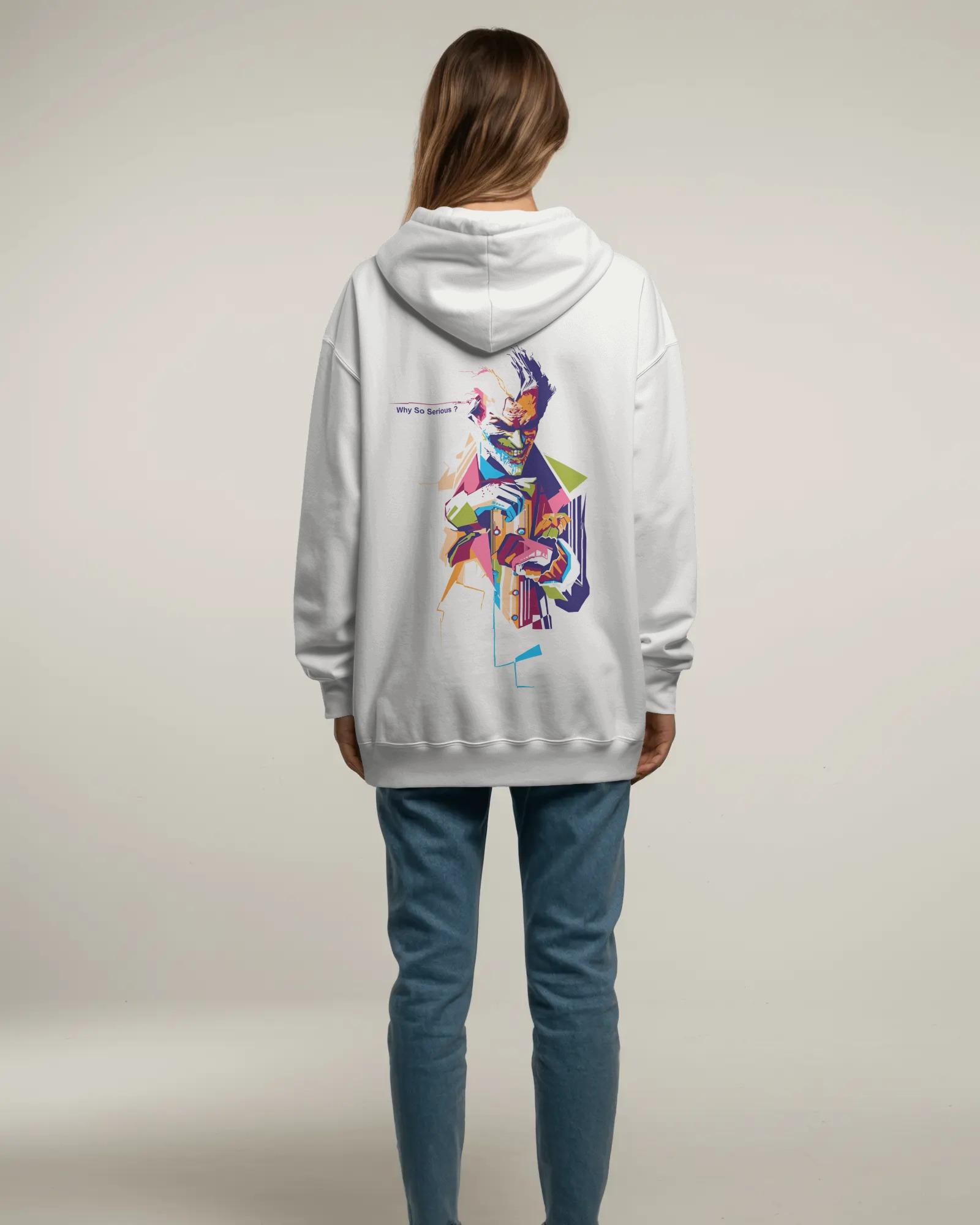 The "why So Serious?" Edition Off White Unisex Hoodies