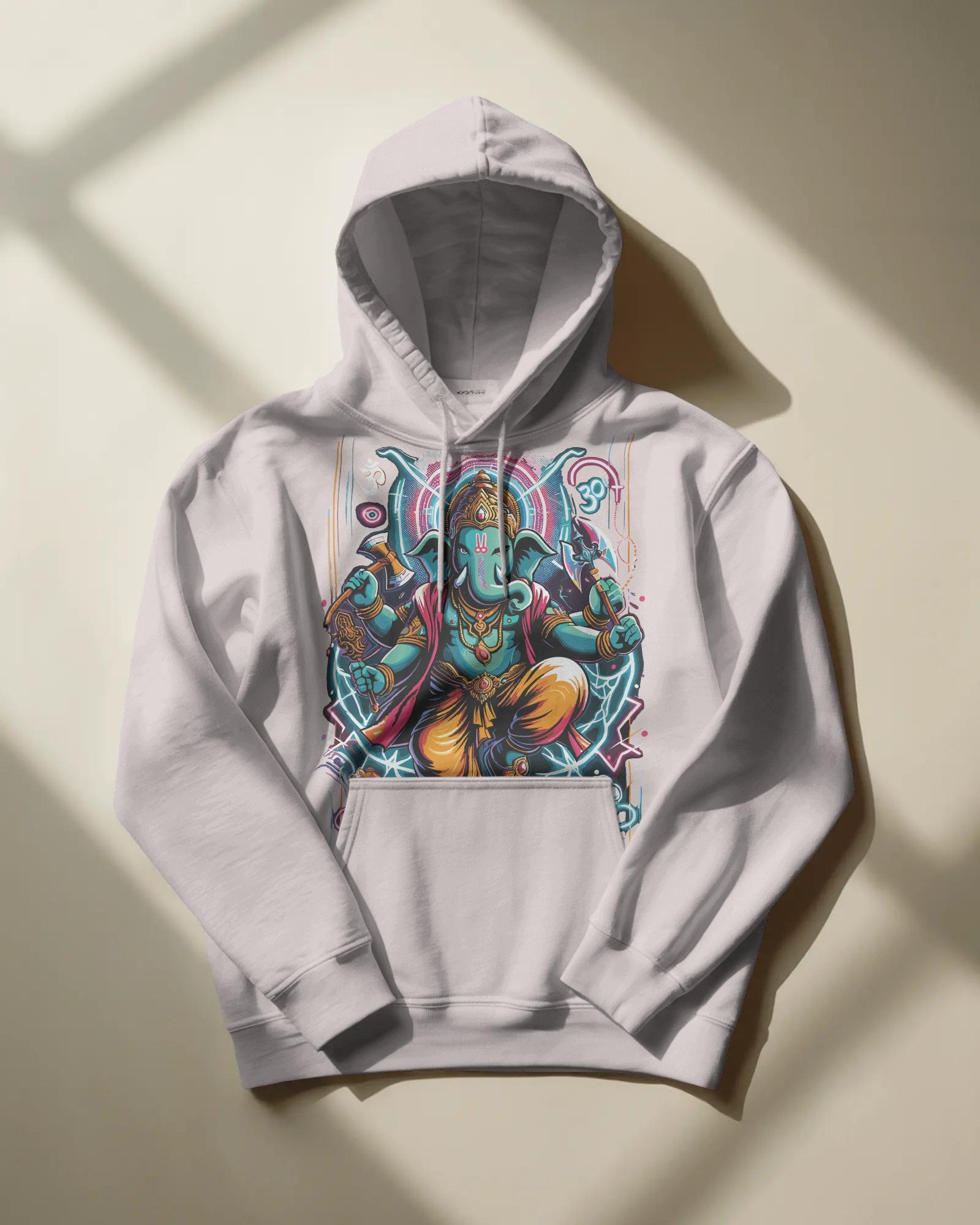 Ganesha's Grace Unisex Hoodies - Image 2