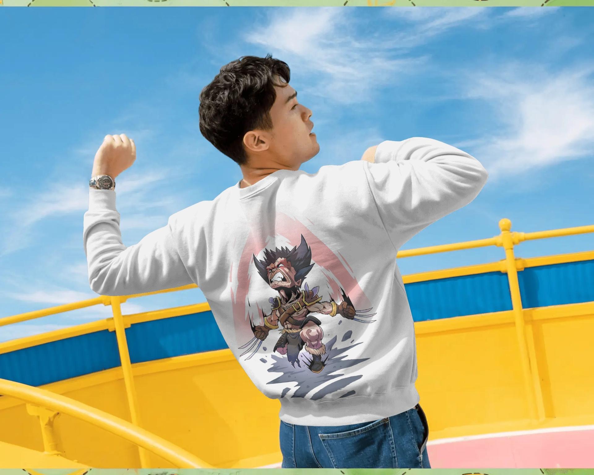 The "snikt!" Series: Wolverine Berserker Edition Unisex Sweatshirts - Image 2