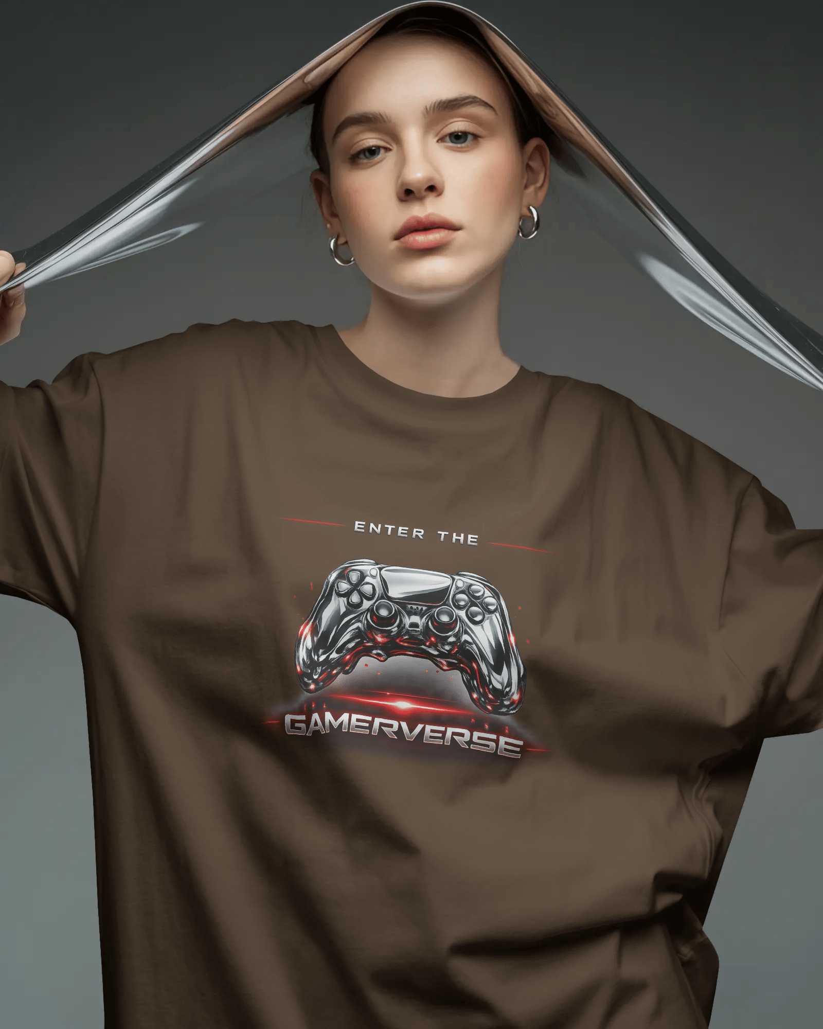 The Gamerverse Graphic Oversized Unisex T-Shirts