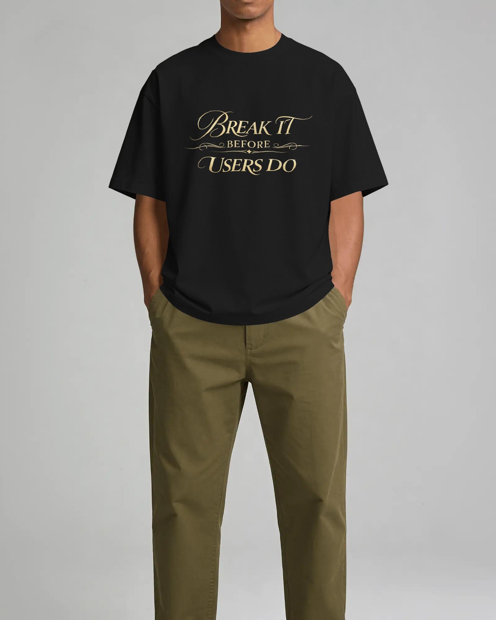 Oversize Chaos Tester Unisex T-Shirts - Image 3