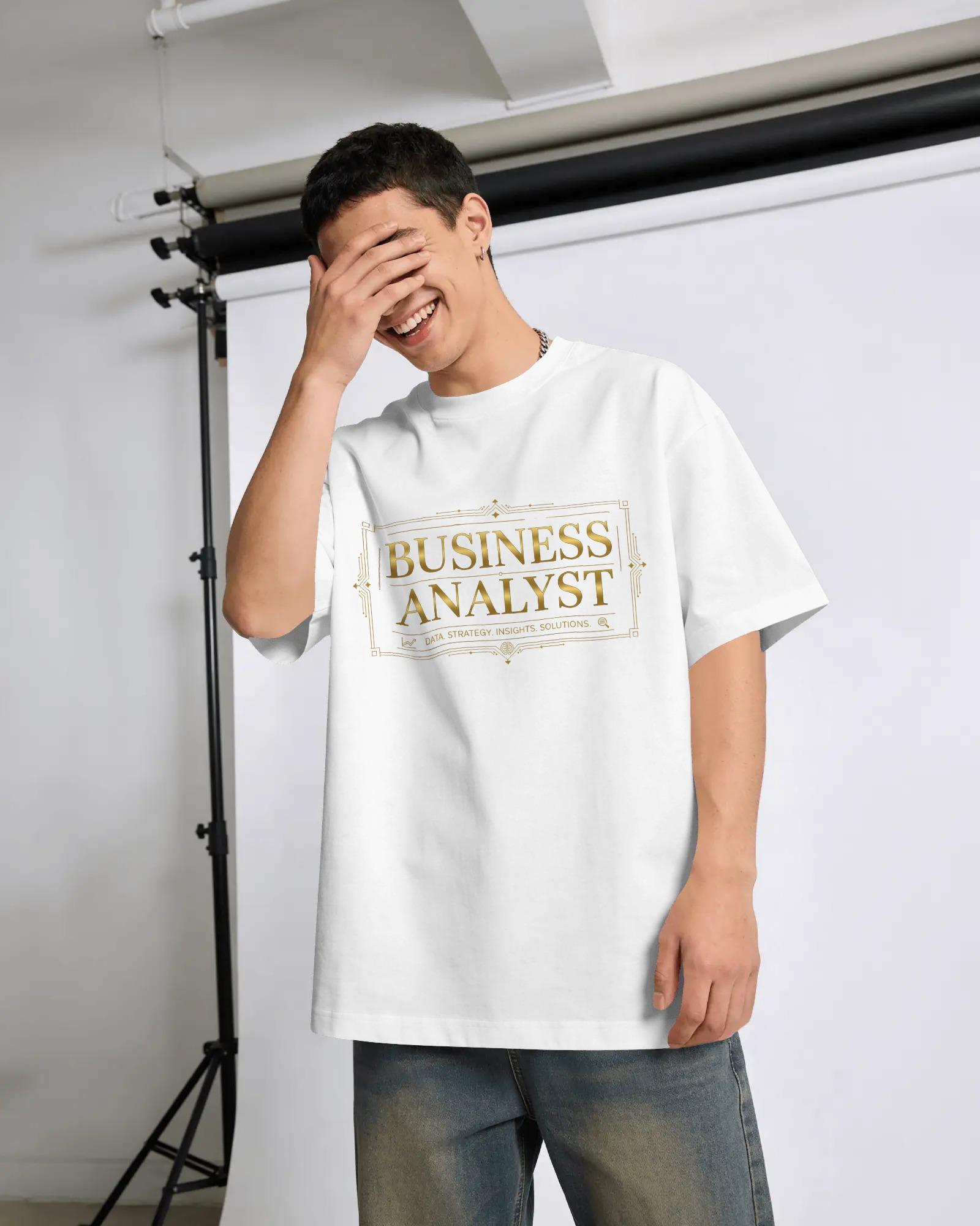 Business Analyst Standard Oversized Unisex Tshirts - Image 3