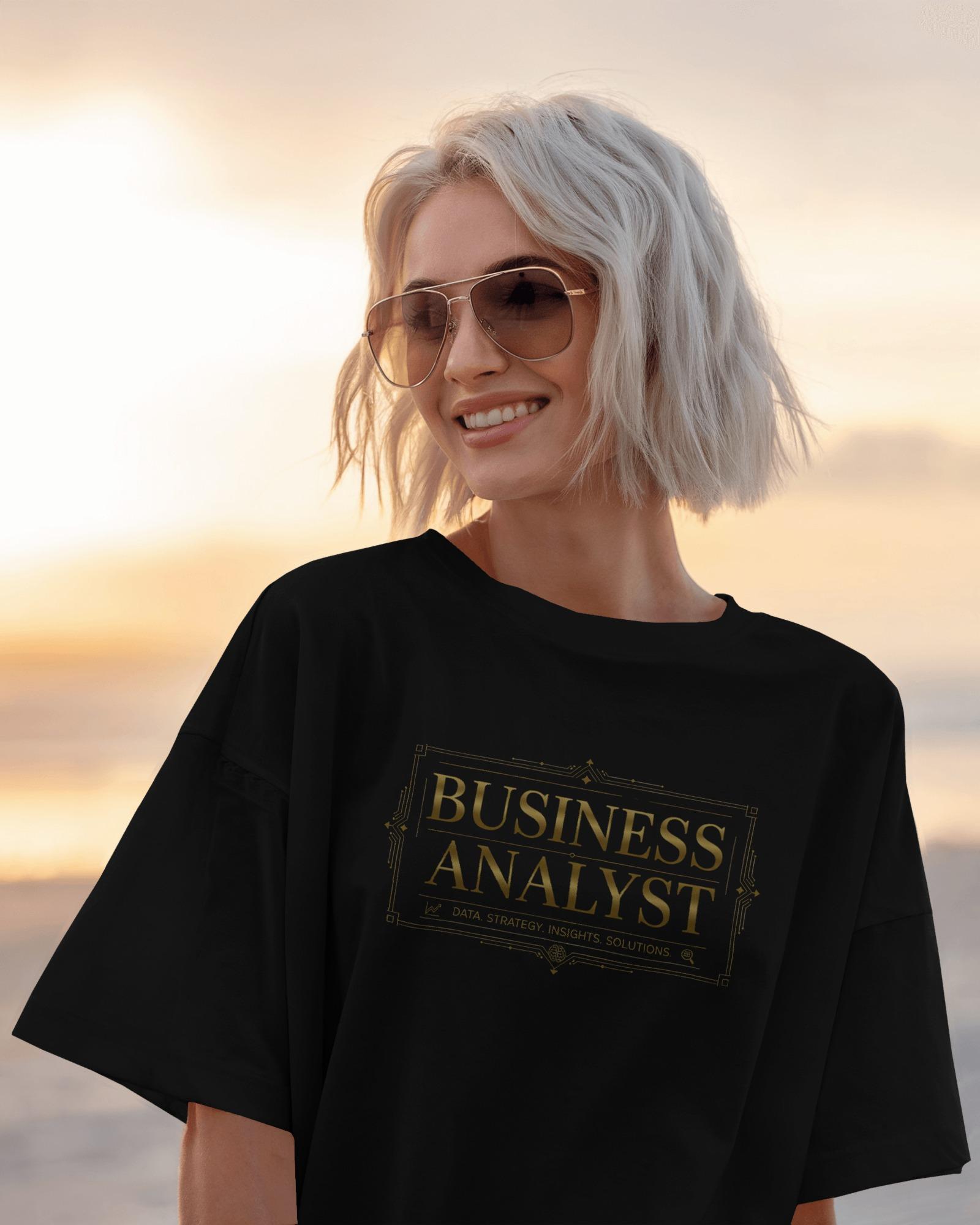 Business Analyst Standard Oversized Unisex Tshirts - Image 2