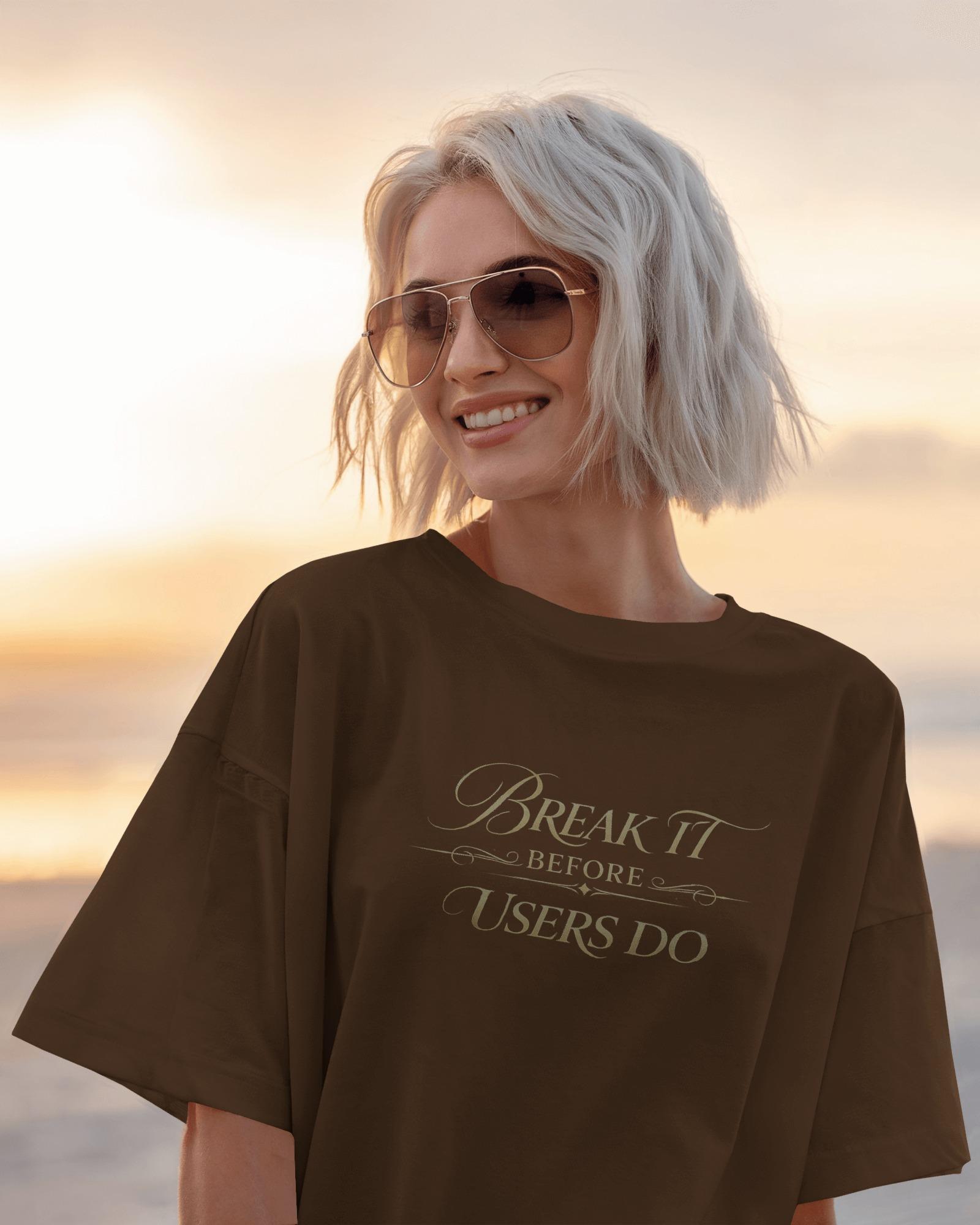 Oversize Chaos Tester Unisex T-Shirts - Image 2