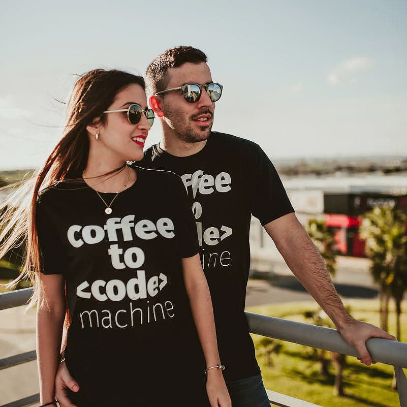 Coffee to Code Machine Shirt