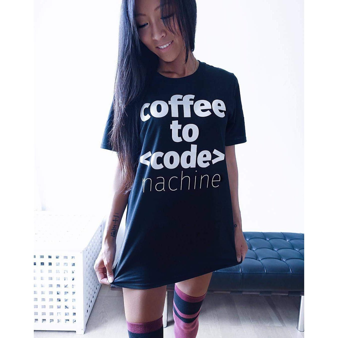 Coffee to Code Machine Shirt