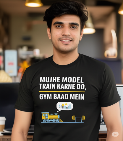 ML vs Gym - Funny Data Science T-Shirt