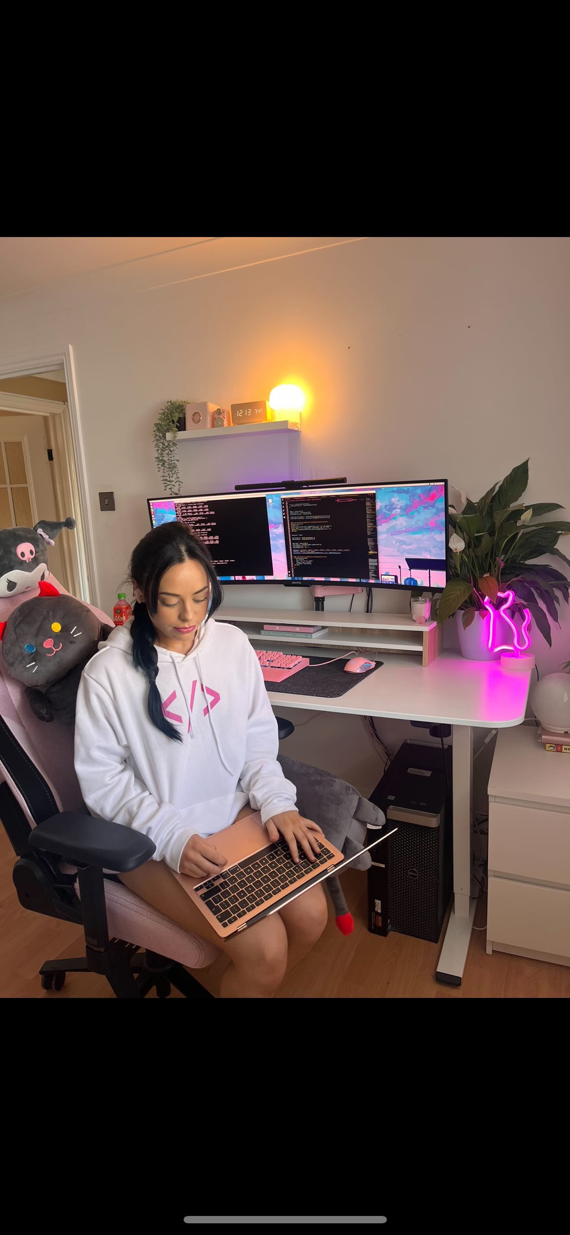 Autonomous Pink - women hoodie
