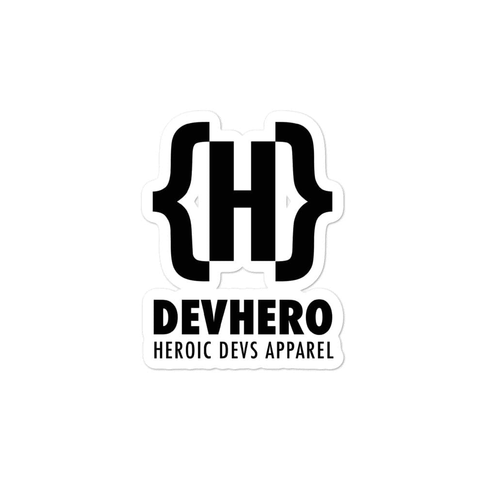 DevHero Official Bubble-free sticker