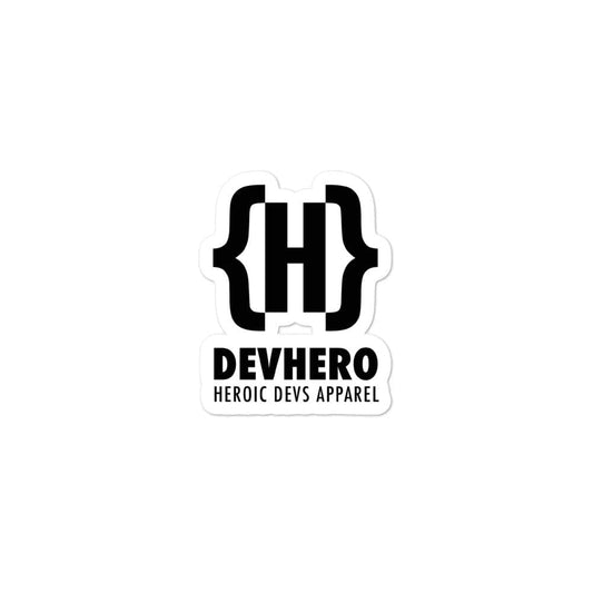 DevHero Official Bubble-free sticker