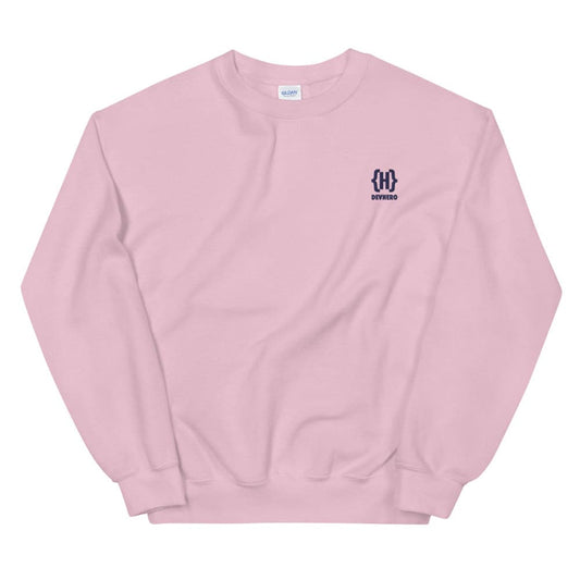 Light pink official DevHero developer sweat shirt