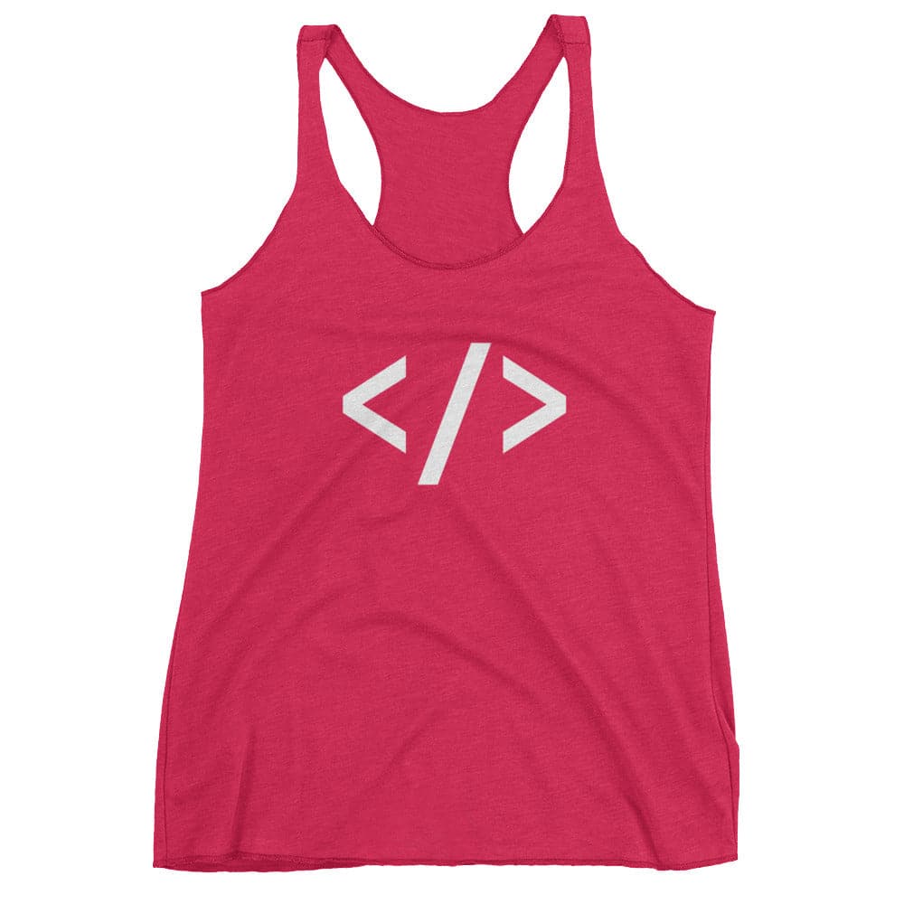 Autonomous Pink - racerback tank for women developers