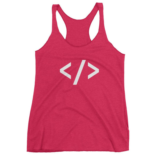Autonomous Pink - racerback tank for women developers