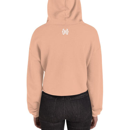 Autonomous Pink - crop hoodie