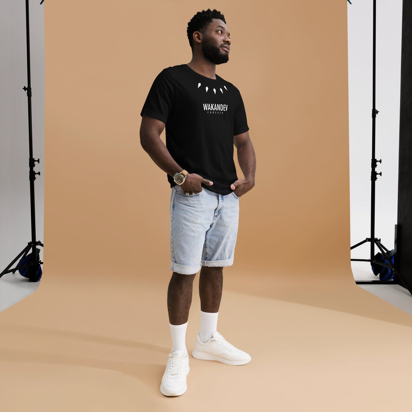 Wakandev Forever Empowered Black T-Shirt