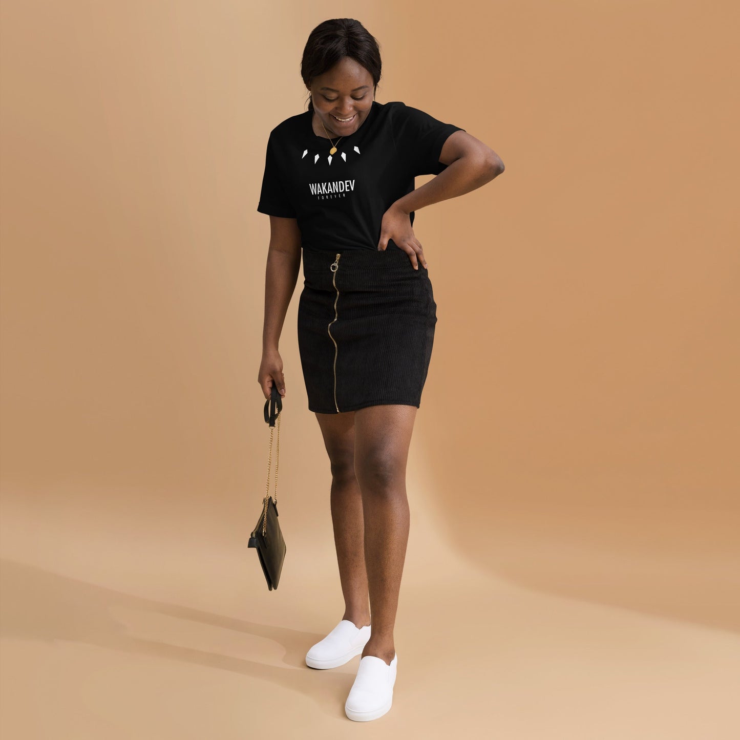 Wakandev Forever Empowered Black T-Shirt