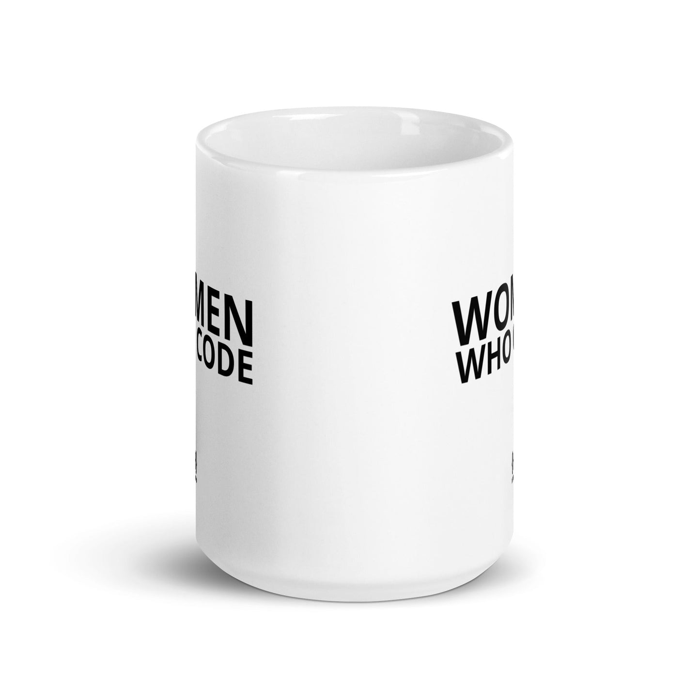 Women Who Code White Glossy Mug